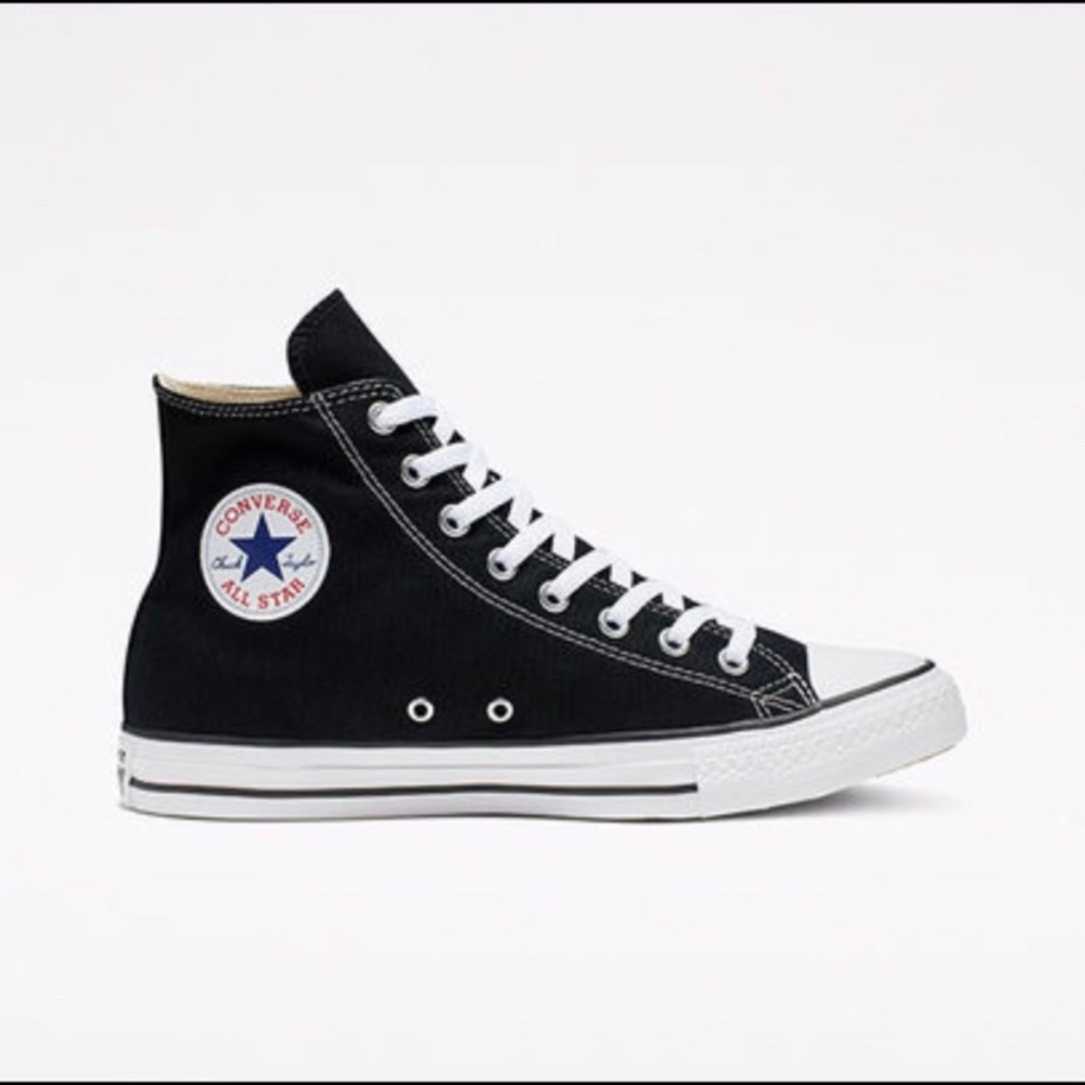 black high top converse